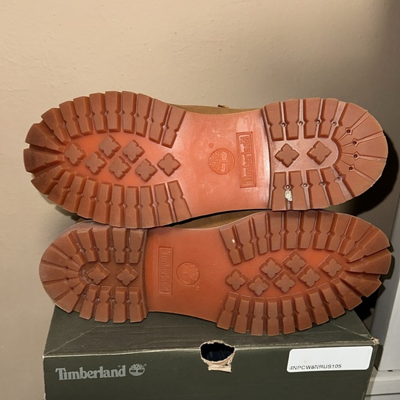 Men timberland   6inch rust color boots size 10.5 - Picture 8 of 10